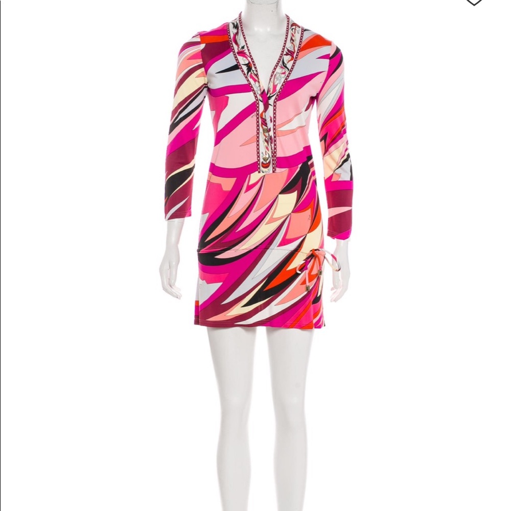 Emilio Pucci printed mini dress or tunic.